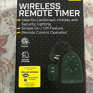 Wireless Remote Timer for Lighting